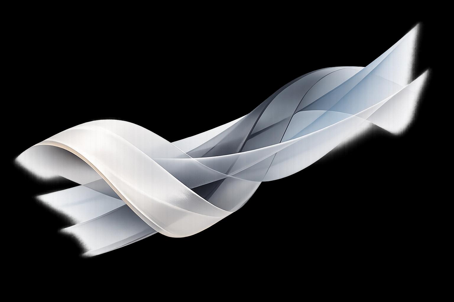 Abstract atmospheric ribbon used as a Losi homepage accent